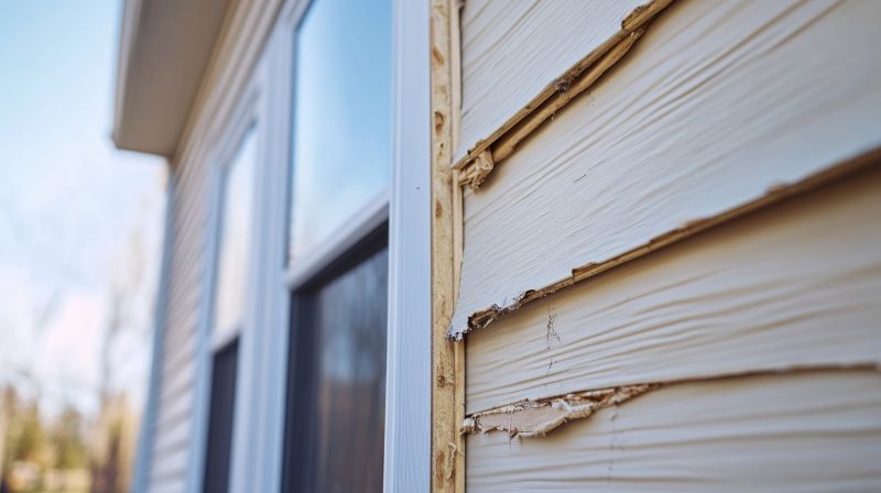 Weather-Damaged Vinyl Siding
